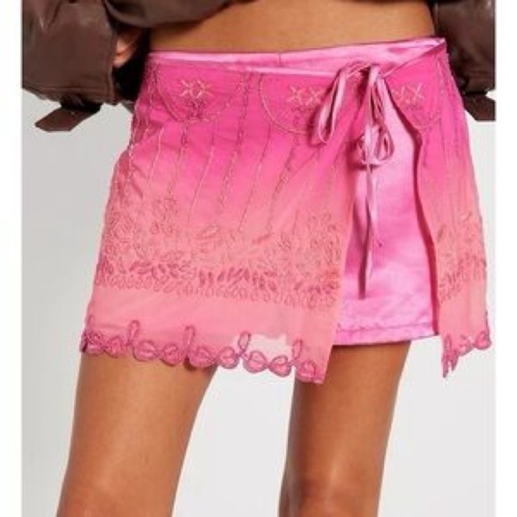 Free People Dresses & Skirts - Free People Lala Beaded Skort- size large